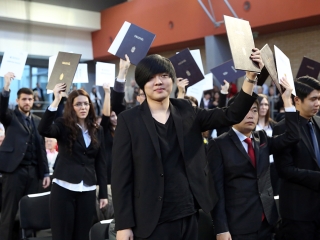 Egyetemi diplomaosztó - fotó: Sándor Judit