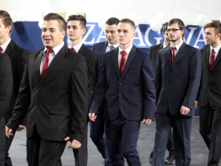 Bánkisok szalagavatója az egyetemen - fotó: Sándor Judit