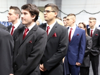 Bánkisok szalagavatója az egyetemen - fotó: Sándor Judit