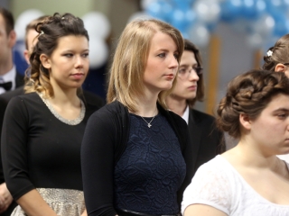 Bánkisok szalagavatója az egyetemen - fotó: Sándor Judit