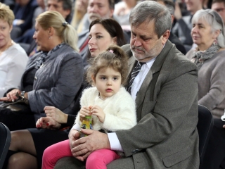 Bánkisok szalagavatója az egyetemen - fotó: Sándor Judit