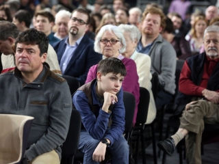 Bánkisok szalagavatója az egyetemen - fotó: Sándor Judit