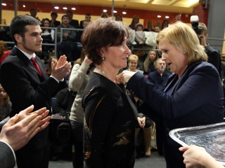 Bánkisok szalagavatója az egyetemen - fotó: Sándor Judit