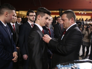 Bánkisok szalagavatója az egyetemen - fotó: Sándor Judit