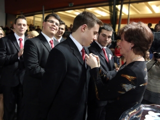 Bánkisok szalagavatója az egyetemen - fotó: Sándor Judit