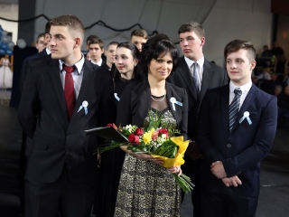 Bánkisok szalagavatója az egyetemen - fotó: Sándor Judit