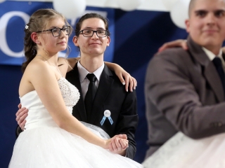 Bánkisok szalagavatója az egyetemen - fotó: Sándor Judit