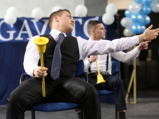 Bánkisok szalagavatója az egyetemen - fotó: Sándor Judit