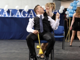 Bánkisok szalagavatója az egyetemen - fotó: Sándor Judit