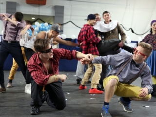 Bánkisok szalagavatója az egyetemen - fotó: Sándor Judit