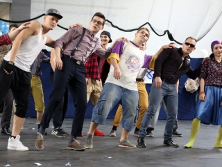 Bánkisok szalagavatója az egyetemen - fotó: Sándor Judit