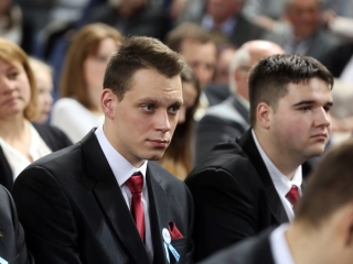 Bánkisok szalagavatója az egyetemen - fotó: Sándor Judit