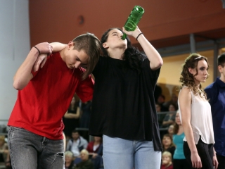 Bánkisok szalagavatója az egyetemen - fotó: Sándor Judit