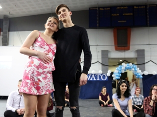 Bánkisok szalagavatója az egyetemen - fotó: Sándor Judit