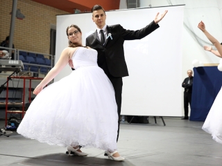 Bánkisok szalagavatója az egyetemen - fotó: Sándor Judit