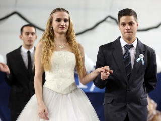 Bánkisok szalagavatója az egyetemen - fotó: Sándor Judit