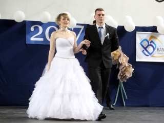 Bánkisok szalagavatója az egyetemen - fotó: Sándor Judit