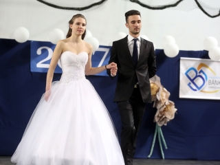 Bánkisok szalagavatója az egyetemen - fotó: Sándor Judit