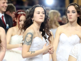 Bánkisok szalagavatója az egyetemen - fotó: Sándor Judit