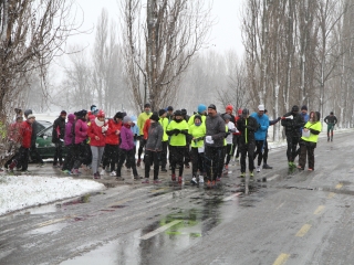 Futás a Duna-parton - fotó: Ónodi Zoltán