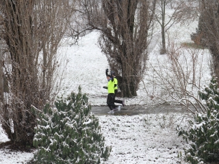 Futás a Duna-parton - fotó: Ónodi Zoltán
