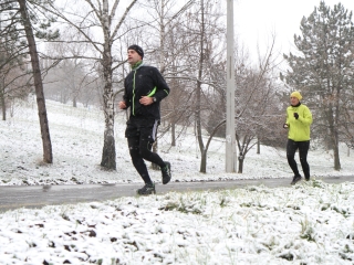 Futás a Duna-parton - fotó: Ónodi Zoltán