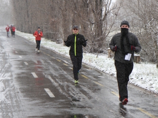 Futás a Duna-parton - fotó: Ónodi Zoltán