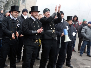 Tüntetés a Vasmű előtt - fotó: Sándor Judit