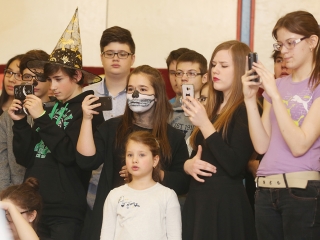 Farsang a Dózsa iskolában - fotó: Sándor Judit