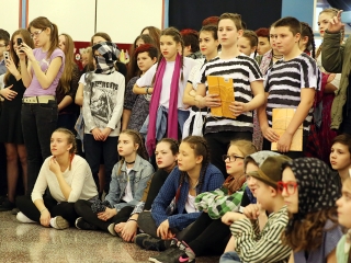 Farsang a Dózsa iskolában - fotó: Sándor Judit