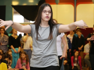 Farsang a Dózsa iskolában - fotó: Sándor Judit