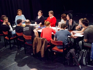 A Sajtkirály olvasópróbáján jártunk - fotó: Ónodi Zoltán