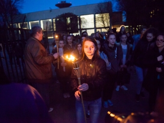 Ünnepi fáklyás felvonulás - fotó: Ónodi Zoltán