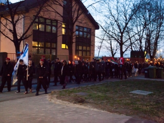 Ünnepi fáklyás felvonulás - fotó: Ónodi Zoltán