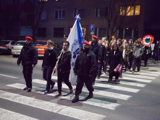 Ünnepi fáklyás felvonulás - fotó: Ónodi Zoltán