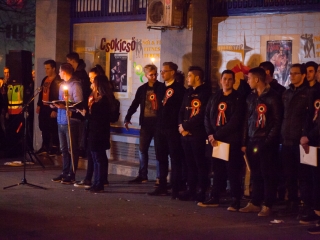 Ünnepi fáklyás felvonulás - fotó: Ónodi Zoltán