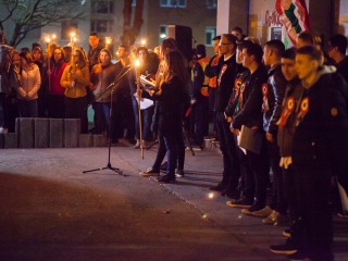 Ünnepi fáklyás felvonulás - fotó: Ónodi Zoltán