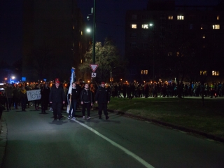 Ünnepi fáklyás felvonulás - fotó: Ónodi Zoltán