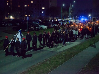 Ünnepi fáklyás felvonulás - fotó: Ónodi Zoltán