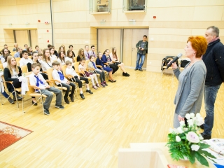 Jó tanulók, jó sportolók köszöntése - fotó: Ónodi Zoltán