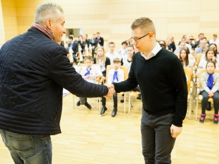 Jó tanulók, jó sportolók köszöntése - fotó: Ónodi Zoltán