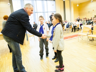 Jó tanulók, jó sportolók köszöntése - fotó: Ónodi Zoltán