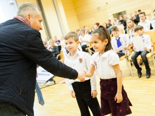 Jó tanulók, jó sportolók köszöntése - fotó: Ónodi Zoltán