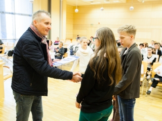 Jó tanulók, jó sportolók köszöntése - fotó: Ónodi Zoltán