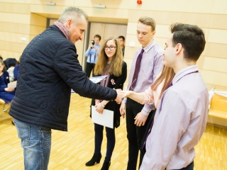 Jó tanulók, jó sportolók köszöntése - fotó: Ónodi Zoltán