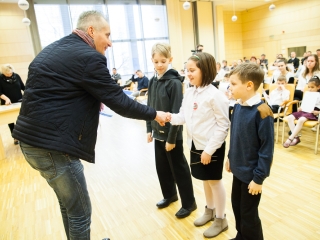 Jó tanulók, jó sportolók köszöntése - fotó: Ónodi Zoltán