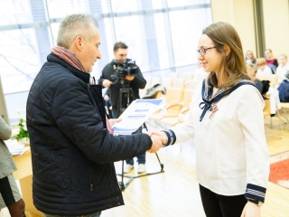 Jó tanulók, jó sportolók köszöntése - fotó: Ónodi Zoltán