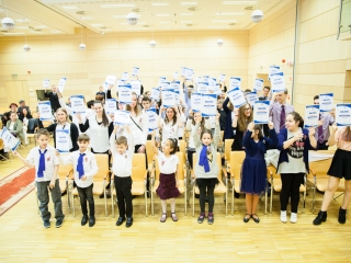 Jó tanulók, jó sportolók köszöntése - fotó: Ónodi Zoltán