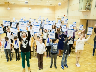 Jó tanulók, jó sportolók köszöntése - fotó: Ónodi Zoltán