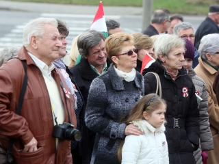 Március 15. - Ünnepség és koszorúzás a '48-as emlékműnél - fotó: Sándor Judit